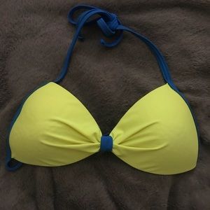Yellow bikini top